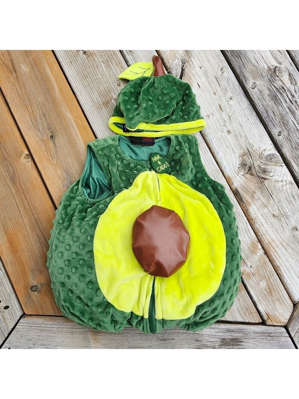 ADORABLE BABY Avocado Costume GOING WILD Size 18 Month